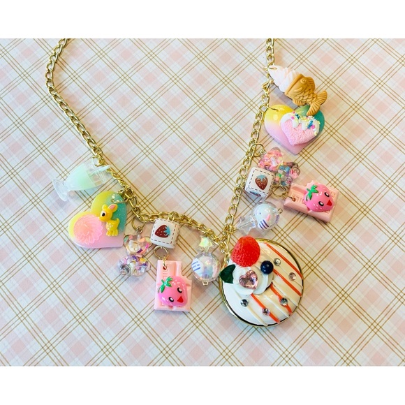 Kawaii Charm necklace cutecore candy sweets cookies Jpop - Picture 2 of 6